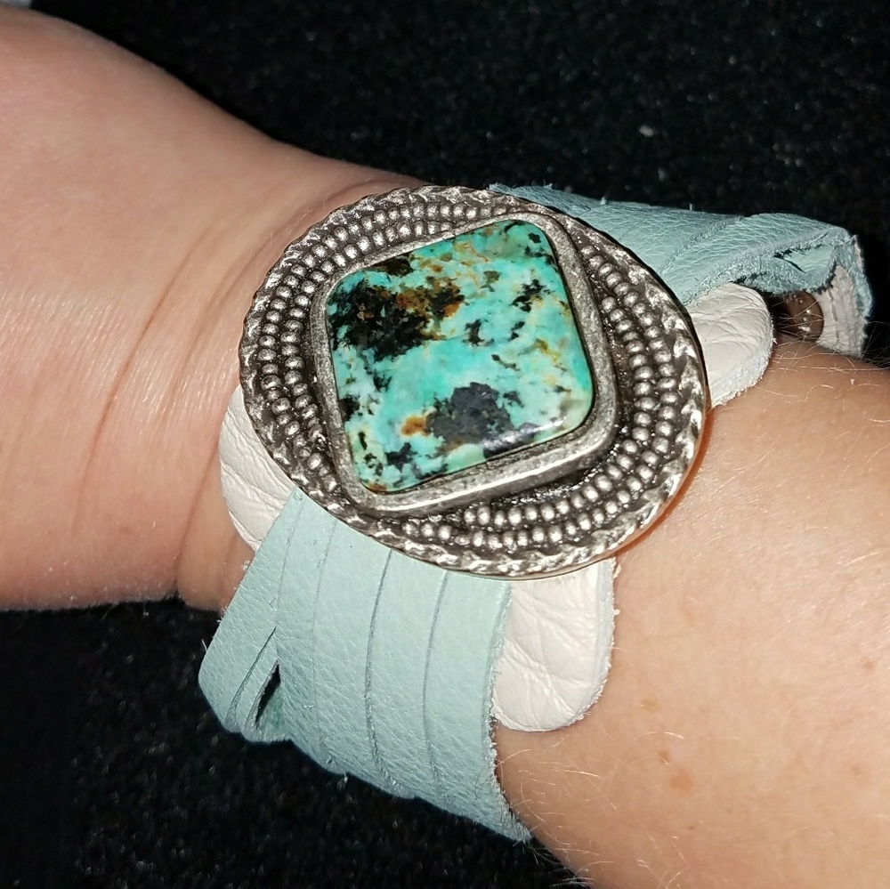 Leatherock Leather Bracelet NEW USA